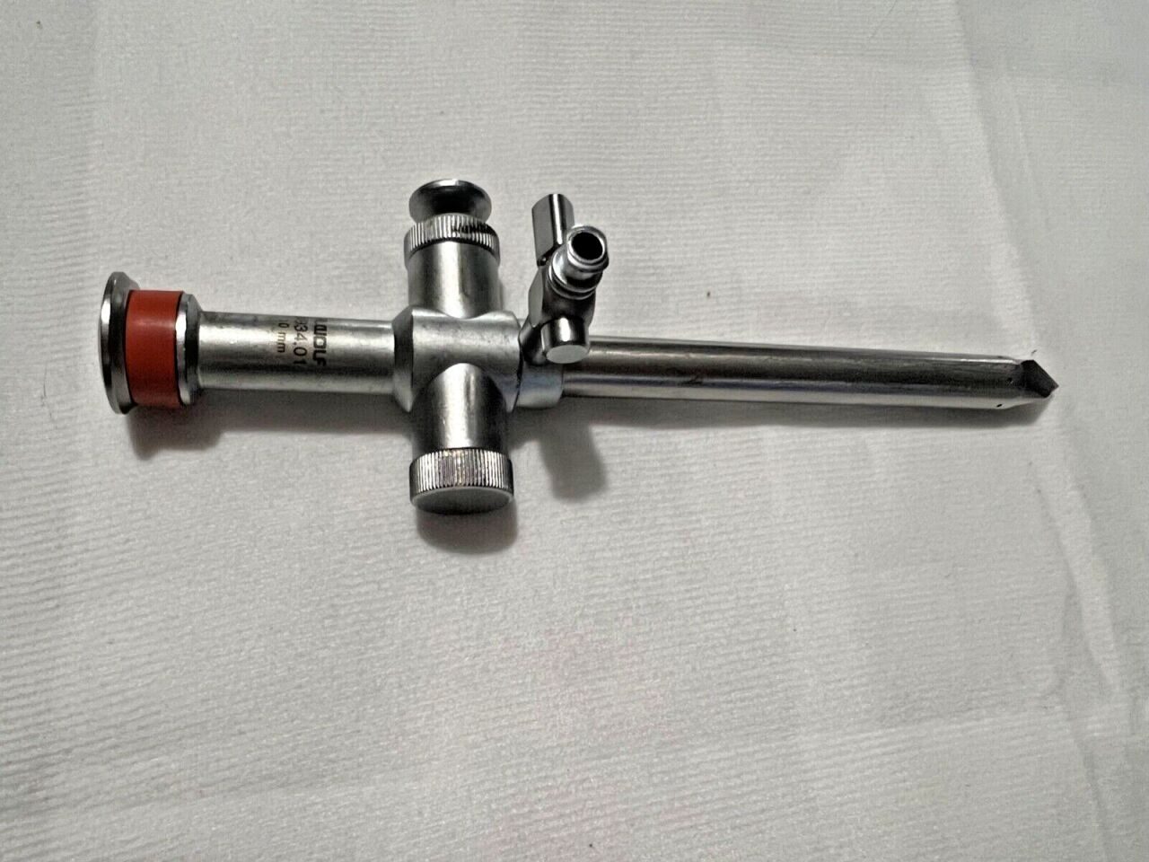 R. WOLF 8923.123 & 8934.01 10mm Trocar w/ 10mm Cannula 7" Length — photo 5