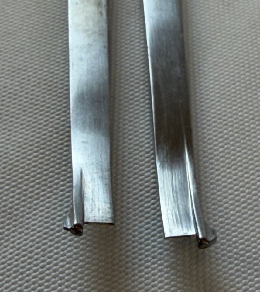 BAUSCH & LOMB N4366 & N4367 Anderson-Neivert L&R 4mm Osteotome ENT Pair — photo 5