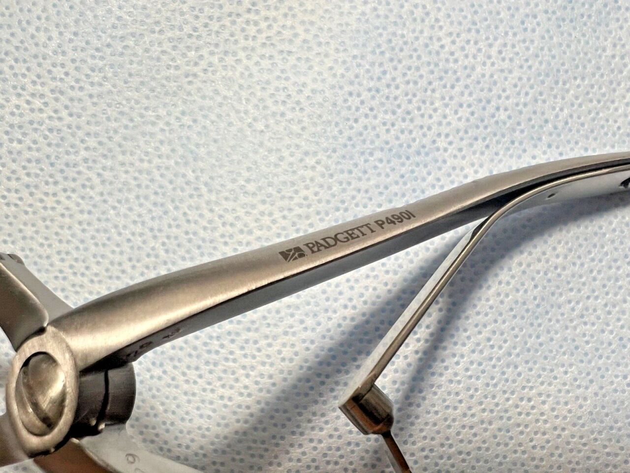 PADGETT P4901 Jansen-Middleton Forceps 12.5mm X 5mm Solid Cup Jaws 7-3/4" WL — photo 2