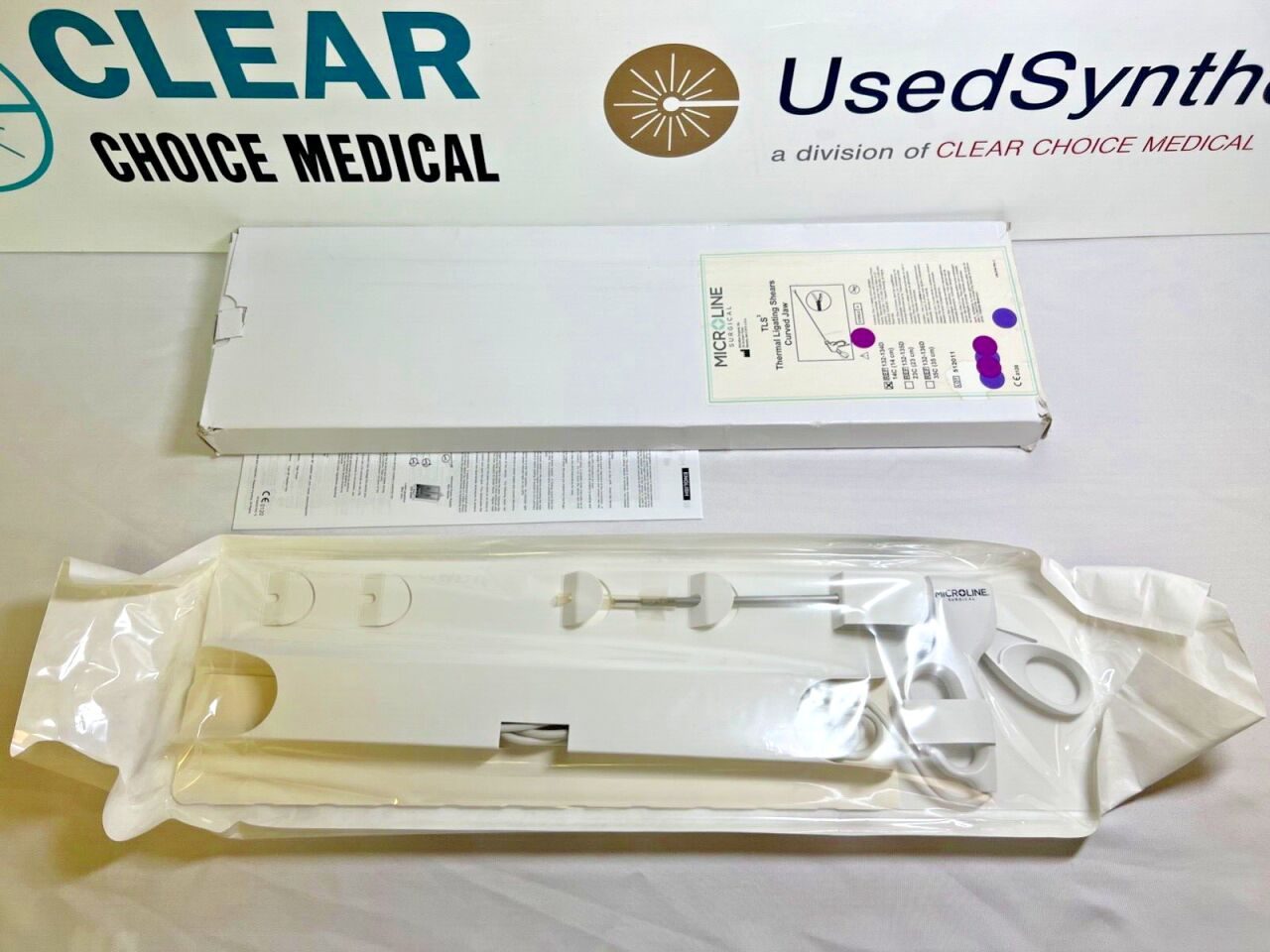 MICROLINE SURGICAL 132-134D MiFusion TLS3 14C Thermal Ligating Shears Curved Jaw — photo 1