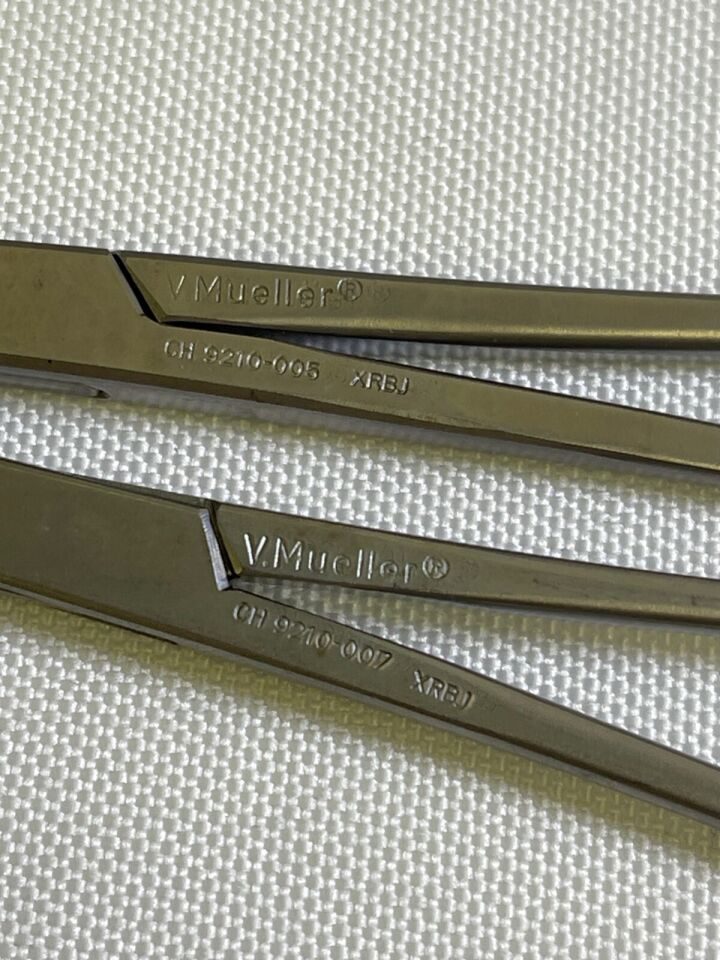 V. MUELLER  10 Piece SSI Cardiovascular Set Endarterectomy Spatula Ball Probes — photo 4