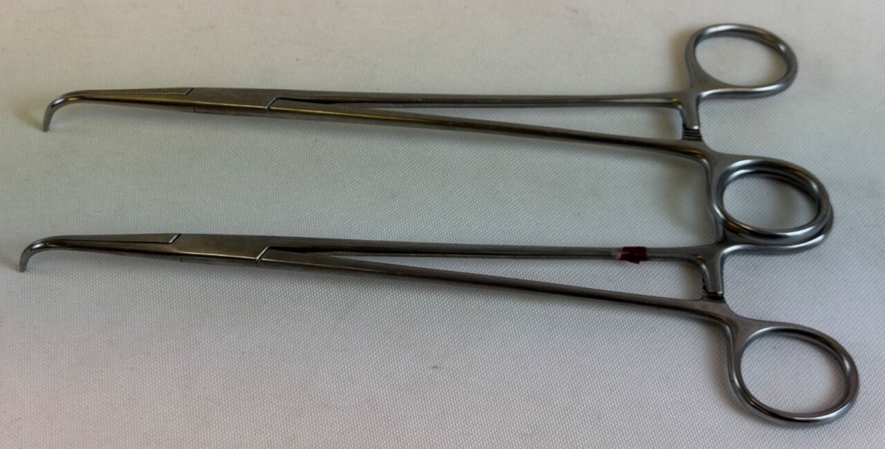 MILTEX 7-258 Gemini Mixter Hemostat Forceps Delicate Full Curve Jaws 9" Pair of — photo 6