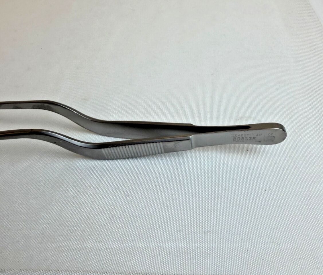 AESCULAP BD883R Gruenwald Dressing Forceps Straight Bayonet — photo 6