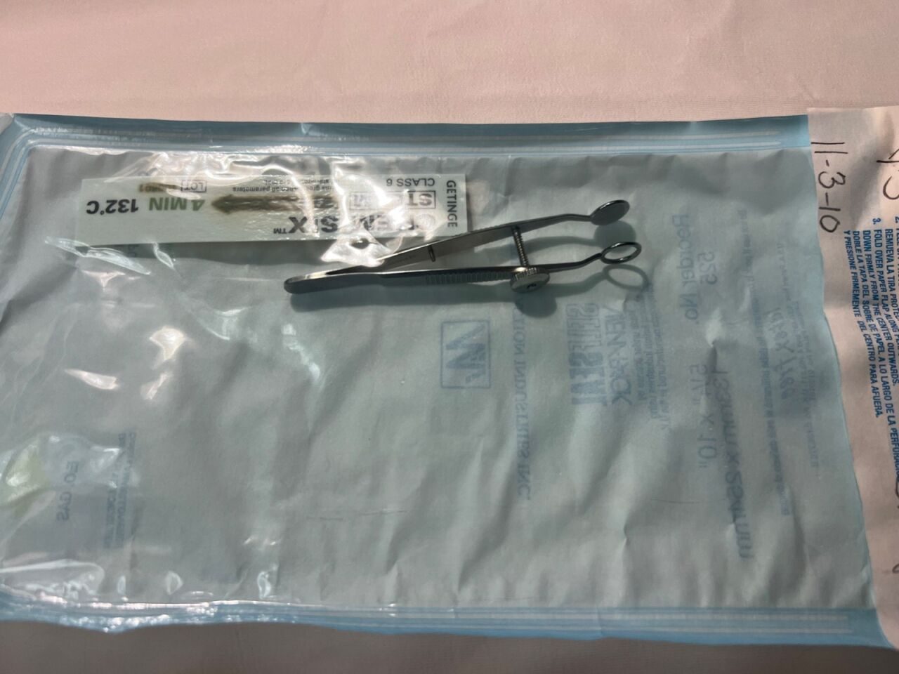 STORZ E2630 Lambert Chalazion Small Forceps 10mm Lower x 8mm Upper Plates — photo 5