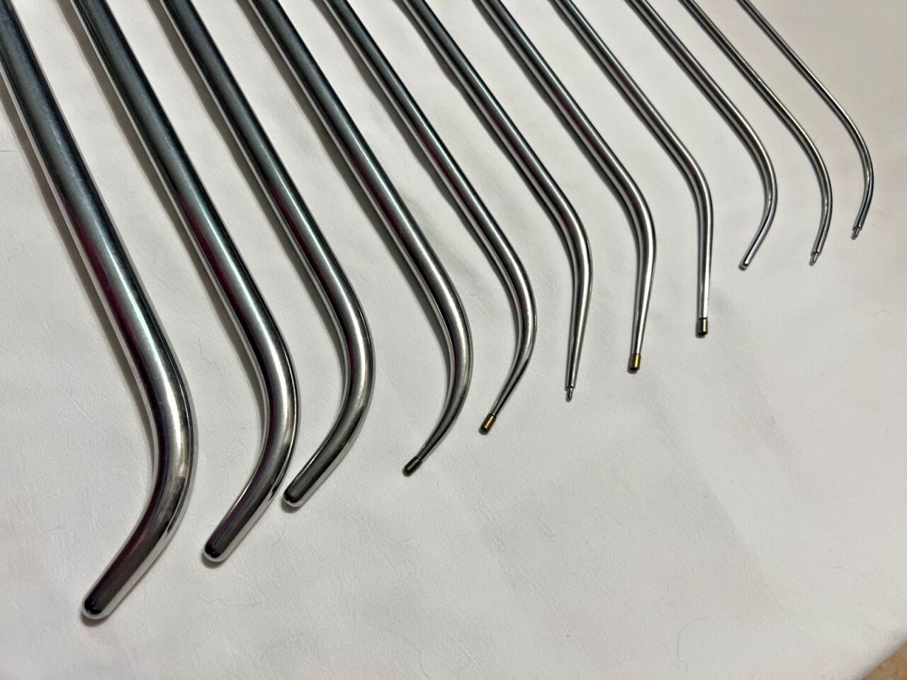 V. MUELLER Curved 10-5/8" L Set Of 11 Van Buren & Lefort Urethral Sound Dilators — photo 2