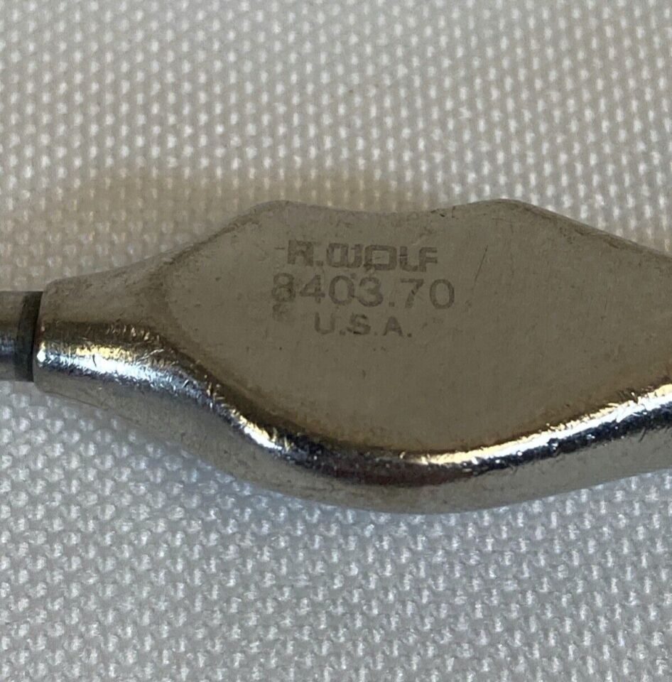 R. WOLF 8403.7 Long Muscle Hook Blunt Tip 10cm Orthopedics Trauma — photo 3