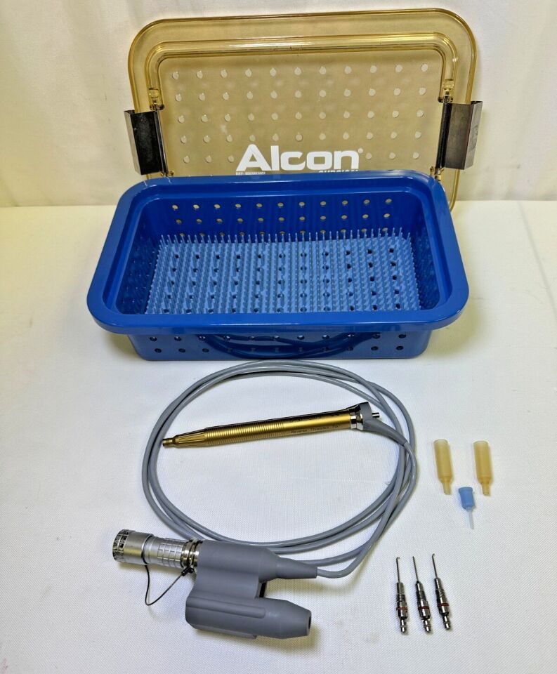 ALCON 8065-M002-01 Phacoemulsifier Set w/ Irrigation Aspiration I/A Tips & Case
