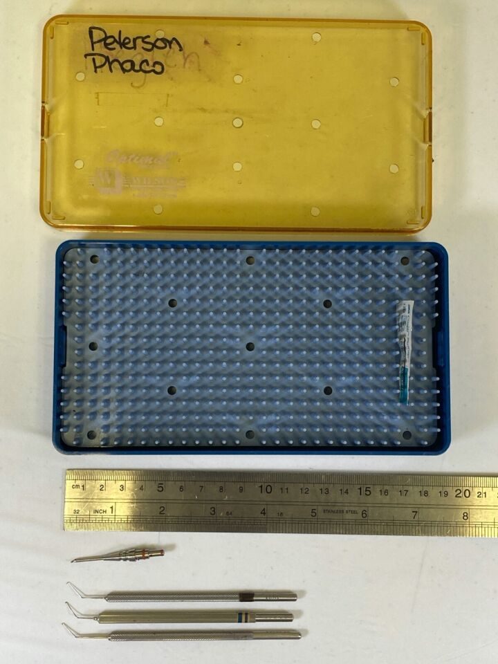 STORZ Phaco Instruments w/ Sterilization Tray Set of 4 Ophthalmic — photo 1