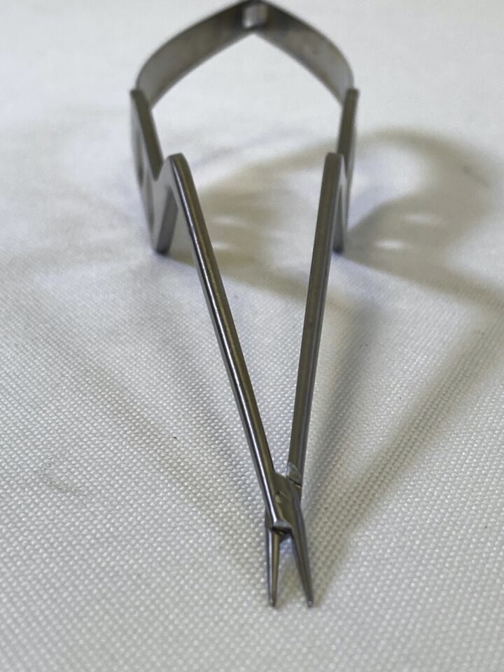 AESCULAP FD092R Micro Form Bayonet Needle Holder 80mm Shaft 200mm Length Neuro — photo 8
