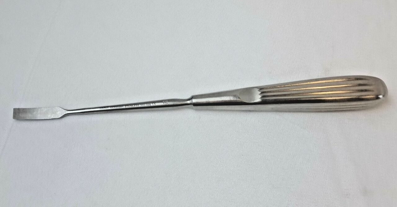 JARIT 380-325 7mm Curve 7-3/4in Heavy Periosteal Nasal Elevator