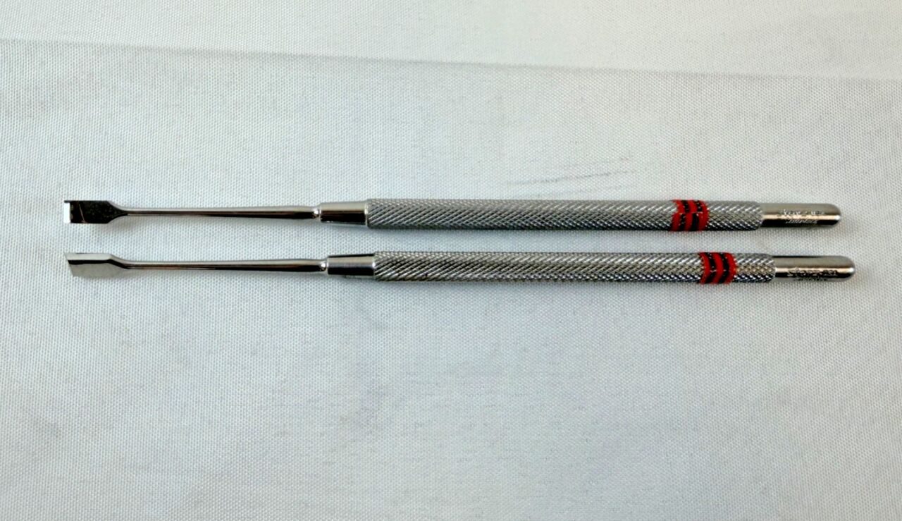 KARL STORZ N2290 N2294 Freer & Lacrimal Freer Chisels 5mm Blades Ophthalmic — photo 1