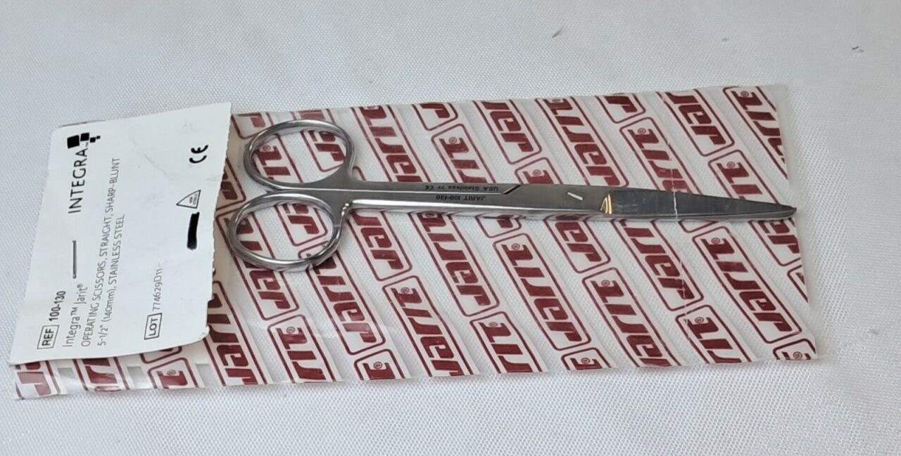 INTEGRA #100-130 Operating Scissors Straight Sharp-Blunt 51/2" — photo 2
