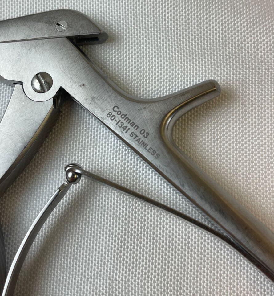 CODMAN 80-1341 Hardy Sella Kerrison Rongeur 2mm x 90deg Up x 7" — photo 2
