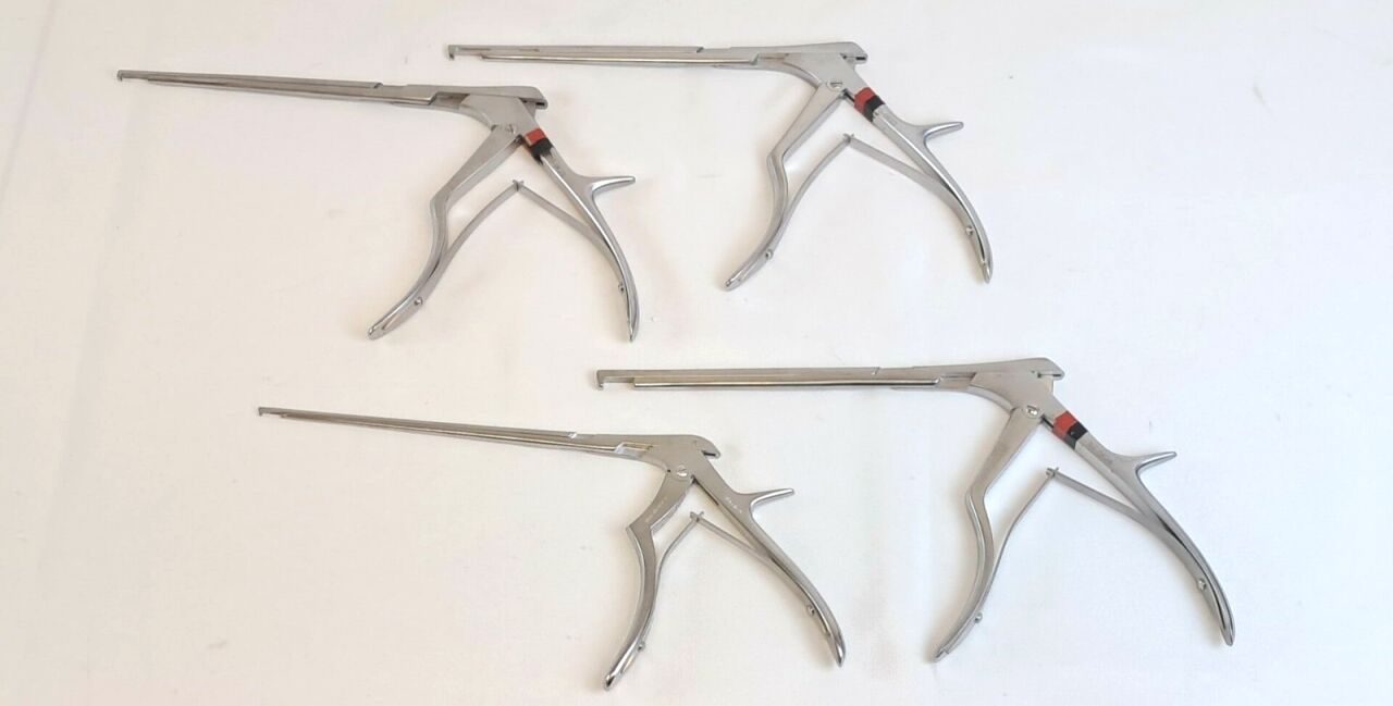 V. MUELLER Boss 1 3 4 & 5mm x 90deg Down x 8" Set of 4 Kerrison Rongeurs Ortho — photo 6