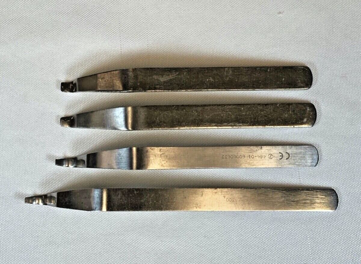 ZIMMER 484-01 Lot of 4 Hays Hand Retractors Orthopedics Trauma