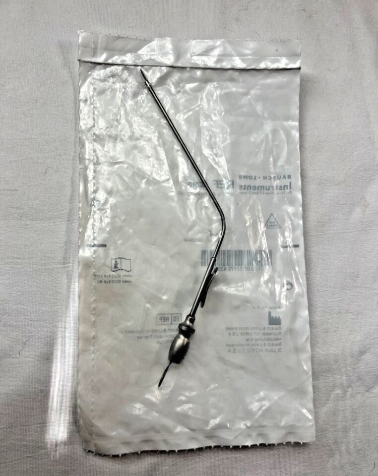 BAUSCH & LOMB N0610 Baron Suction Tube 5FR w/ Thumb Plate & Cutoff 5.1" L