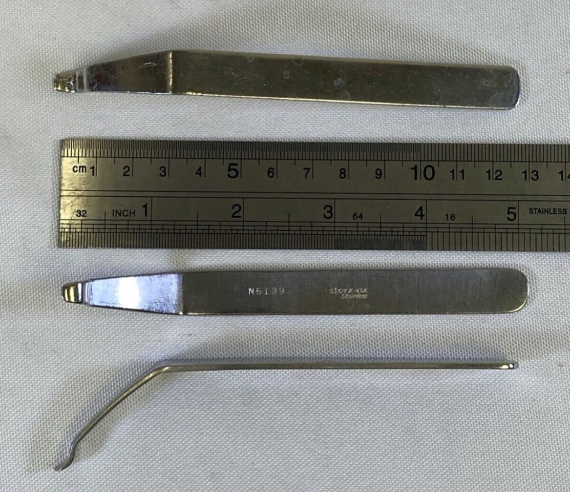KARL STORZ N5139 Hayes Hand Retractors 5" x 3mm Tip Set of 3 — photo 5