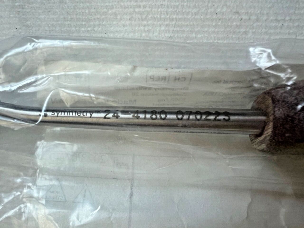 SYMMETRY SURGICAL 24-4180 Crochet Hook Suture Passer 7-1/4" Length — photo 2