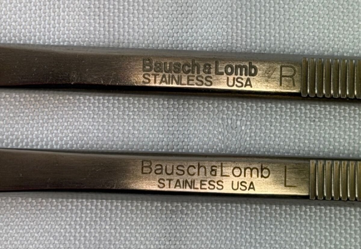 BAUSCH & LOMB N4366 & N4367 Anderson-Neivert L&R 4mm Osteotome ENT Pair — photo 3
