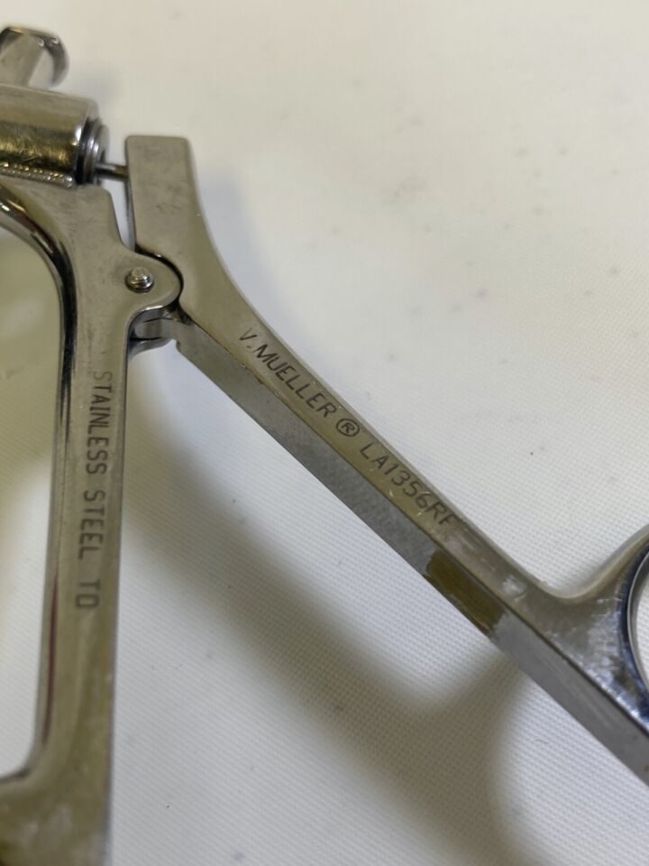 V. MUELLER LA1356RF 5mm x 35cm Laparoscopic Knot Pushing Forcep — photo 3