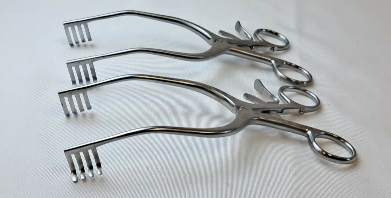 MILLENNIUM 10-205206 Lot of 2 Adson Retractor 7.25 Inches Angled 4X4 Blunt — photo 4