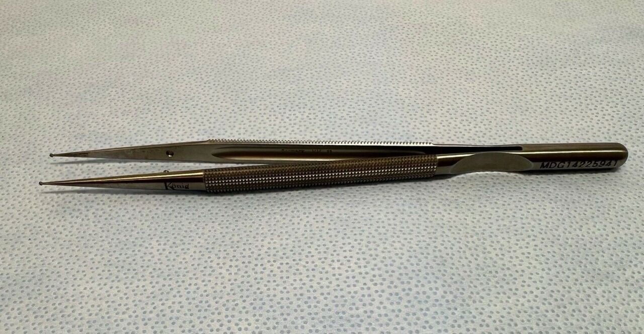 KONIG MDG14225941 Precise Touch Micro Forceps 1mm Ring Tip