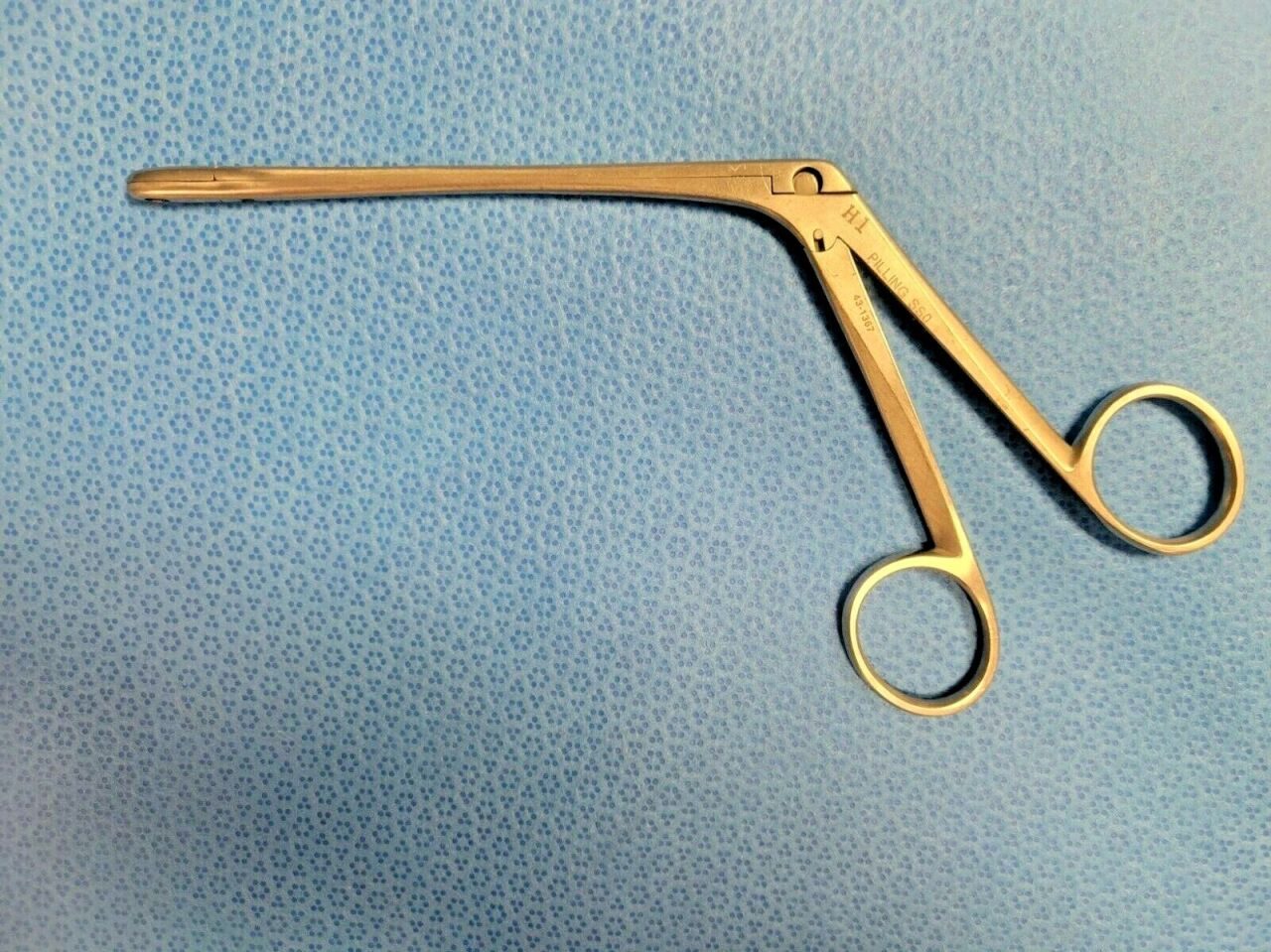PILLING WECK 43-1367 Fenestrated Jaw 5" Nasal Forcep Blakesley-Wilde Nasal Forcep — photo 1