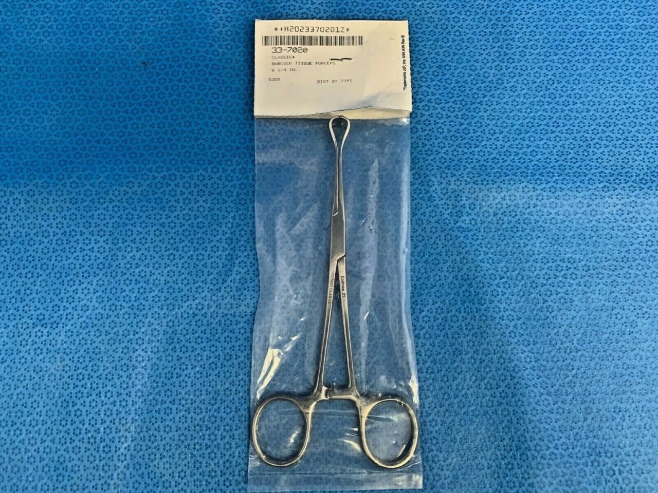 CODMAN 33-7020 Classic Babcock Tissue Forceps 6.25" — photo 6