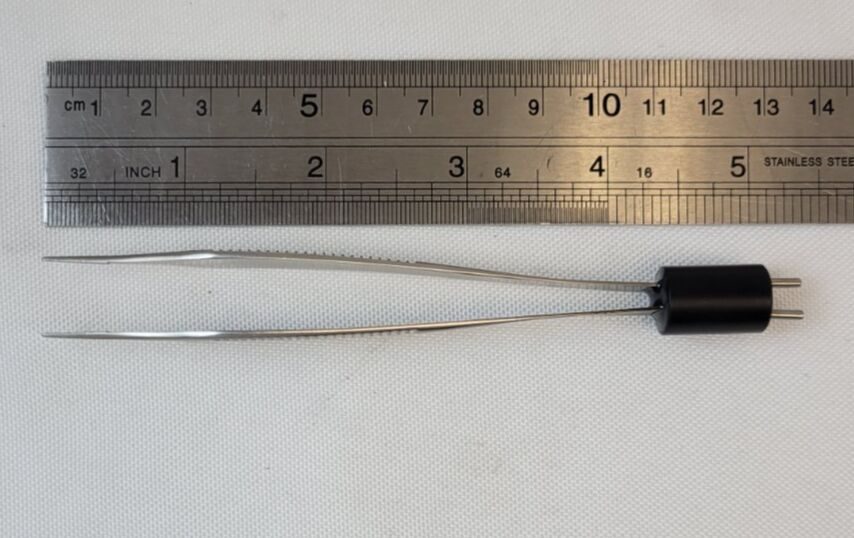 AMBLER SURGICAL 25-041 Adson Bipolar Forceps 1mm Serrated Tips Ophthalmology — photo 7