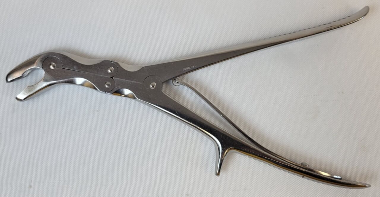 CODMAN  Stille-Luer Rongeur Curved Jaws 9" Double Action — photo 7