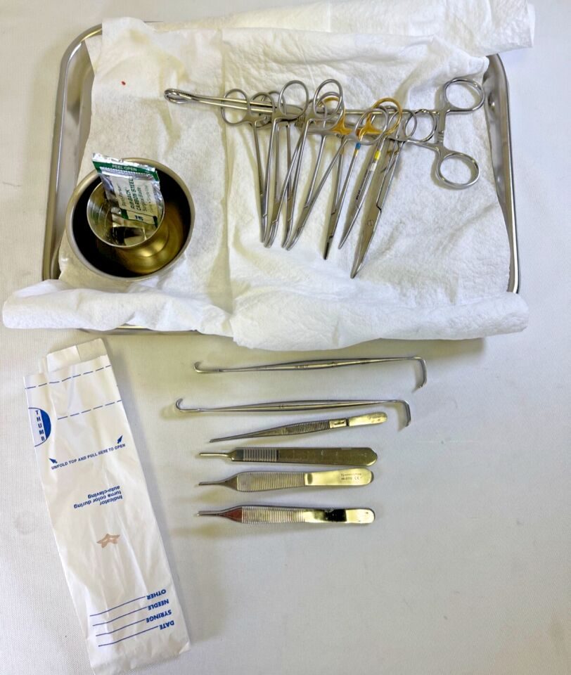 17 Piece SSI Ultra Sklar Codman Cut Down Tray — photo 1