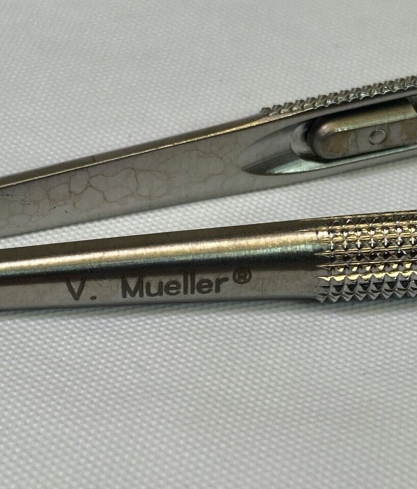 V. MUELLER CH8135-19 Delicate Touch Micro Needle Holder Extra Fine Dust Jaws — photo 2