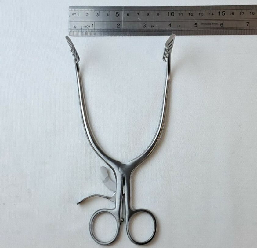 MILLENNIUM SURGICAL gs 40.5440 Adson Retractor 7.5" Angled 4x4 Sharp — photo 4