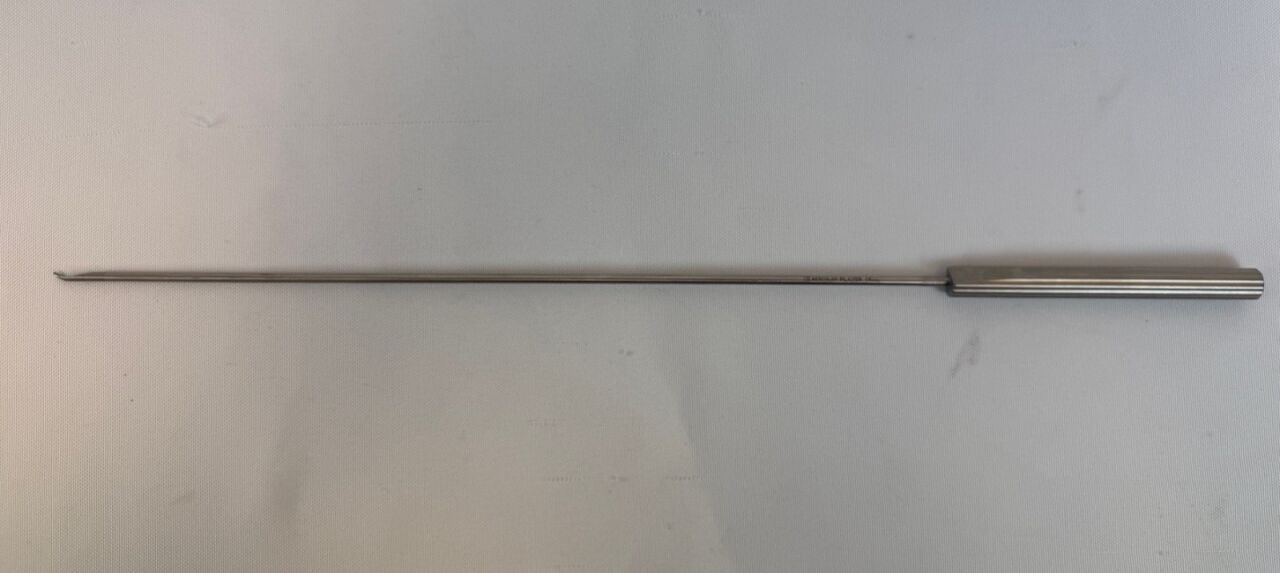 AESCULAP PL435R 3.5mm x 31cm Laparoscopic Knot Pusher Open End