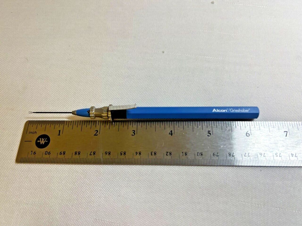 ALCON 712.00.12 Grieshaber Handle w/ 712.41.00 Conformal 20 Gauge Forceps — photo 8
