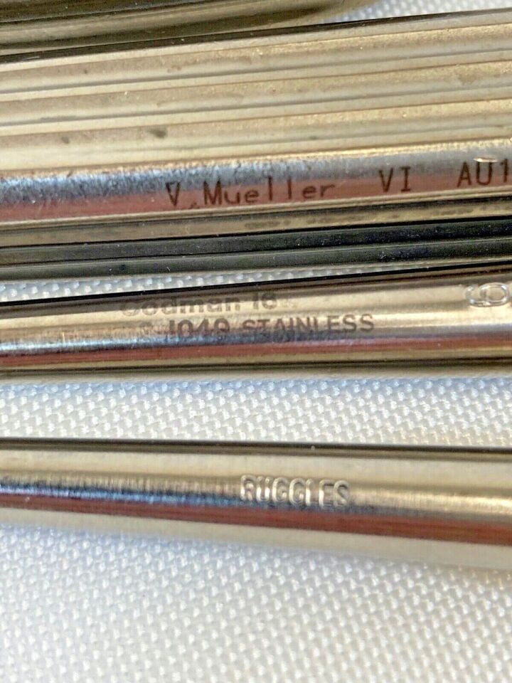 CODMAN  Set of 7 Orthopedic Bone Curettes w/ Case — photo 3