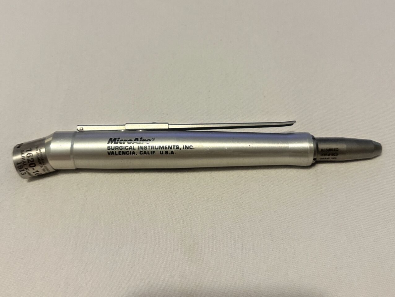 MICRO-AIRE 1620-100 Pneumatic Micro Wire Driver Surgical Handpiece