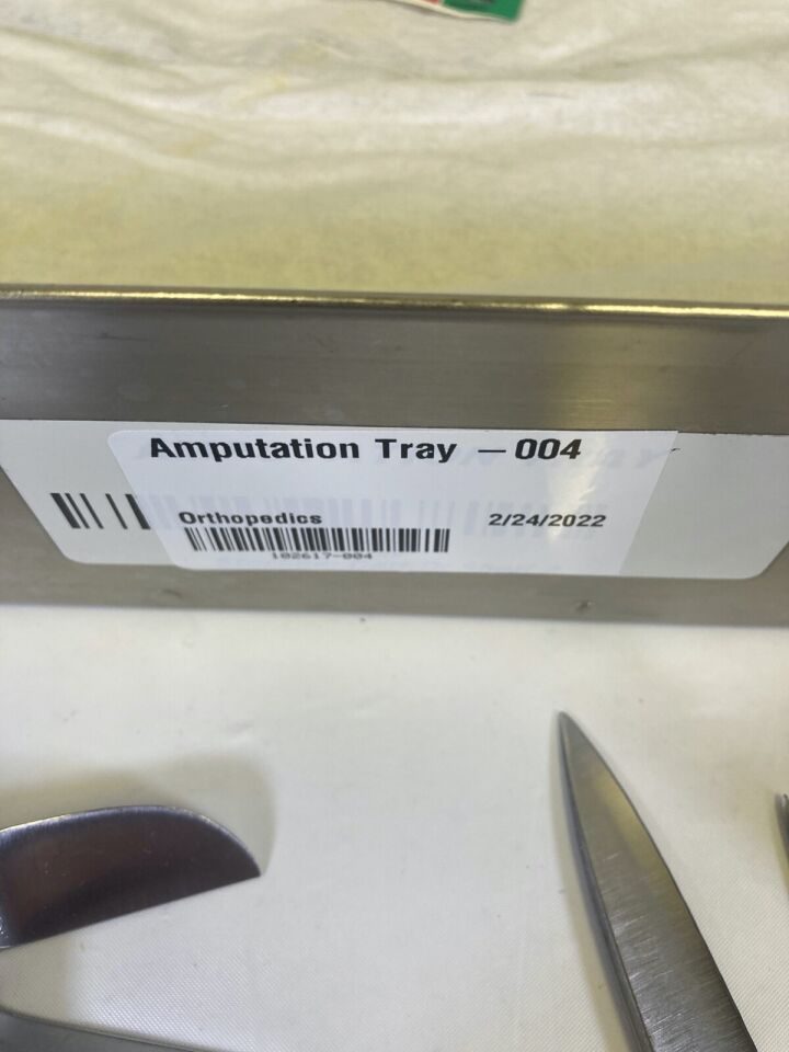 JARIT Various 25 Piece Amputation Tray w/ Sterilization Basket — photo 2