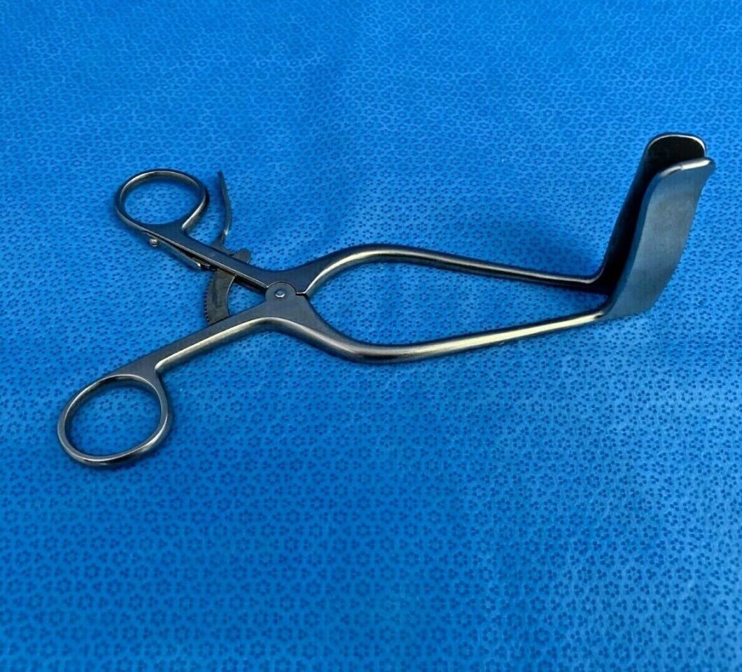 V. MUELLER GL560 Rigby Vaginal Retractor Self Retaining Blunt Blades 7.5"