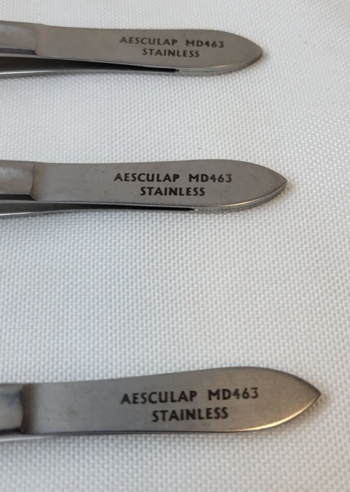 AESCULAP MD463 Cushing Tissue Forceps 1 x 2 Teeth 7" Length — photo 3
