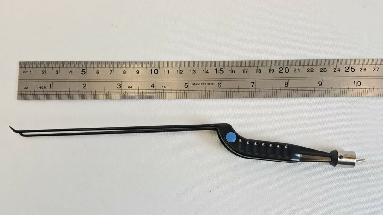 STRYKER 6750-250-507 SILVERGlide Non-Stick Bipolar Forceps 45deg UP 0.7mm w/ Case — photo 9