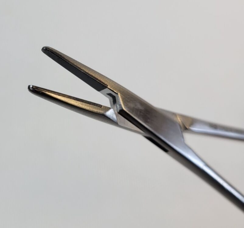 PADGETT P2405 TC Webster Needle Holder, Straight, Smooth Jaws, 4.5" — photo 3