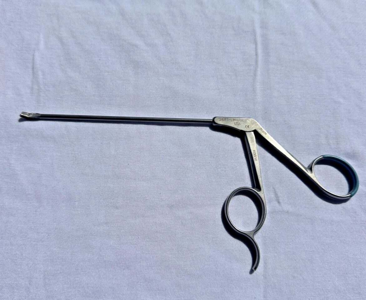 CONMED LINVATEC 31.10014 Arthroscopy Forceps 3.4mm 45deg Blunt Curved Left