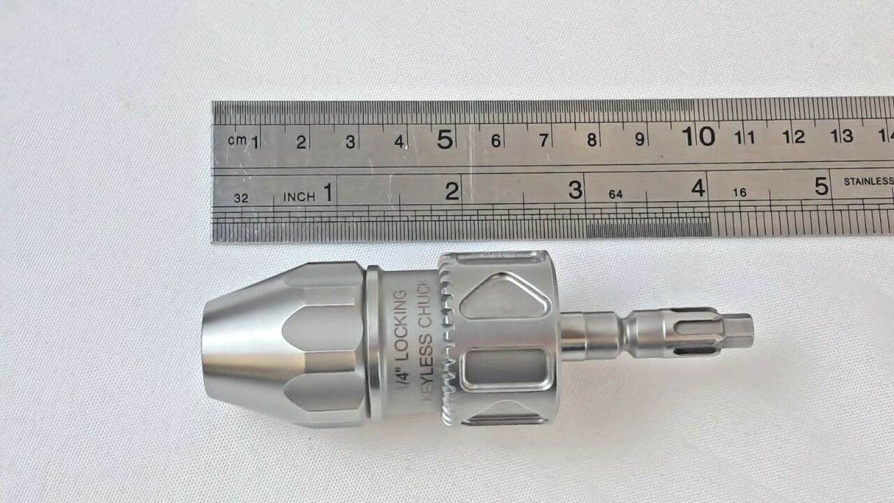 STRYKER 8203-133-000 1/4" Locking Keyless Chuck — photo 6