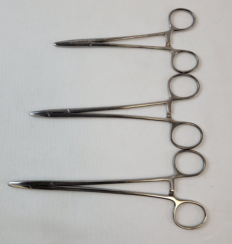 SYMMETRY  Mayo-Hegar Needle Holders 6-1/4", 7-1/4", 8" - Set of 3 — photo 1