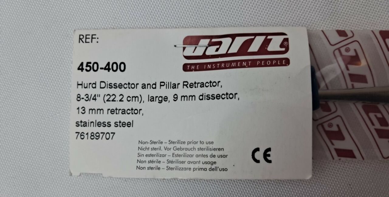 INTEGRA 450-400 8-3/4" Large Hurd Dissector and Pillar Retractor — photo 3