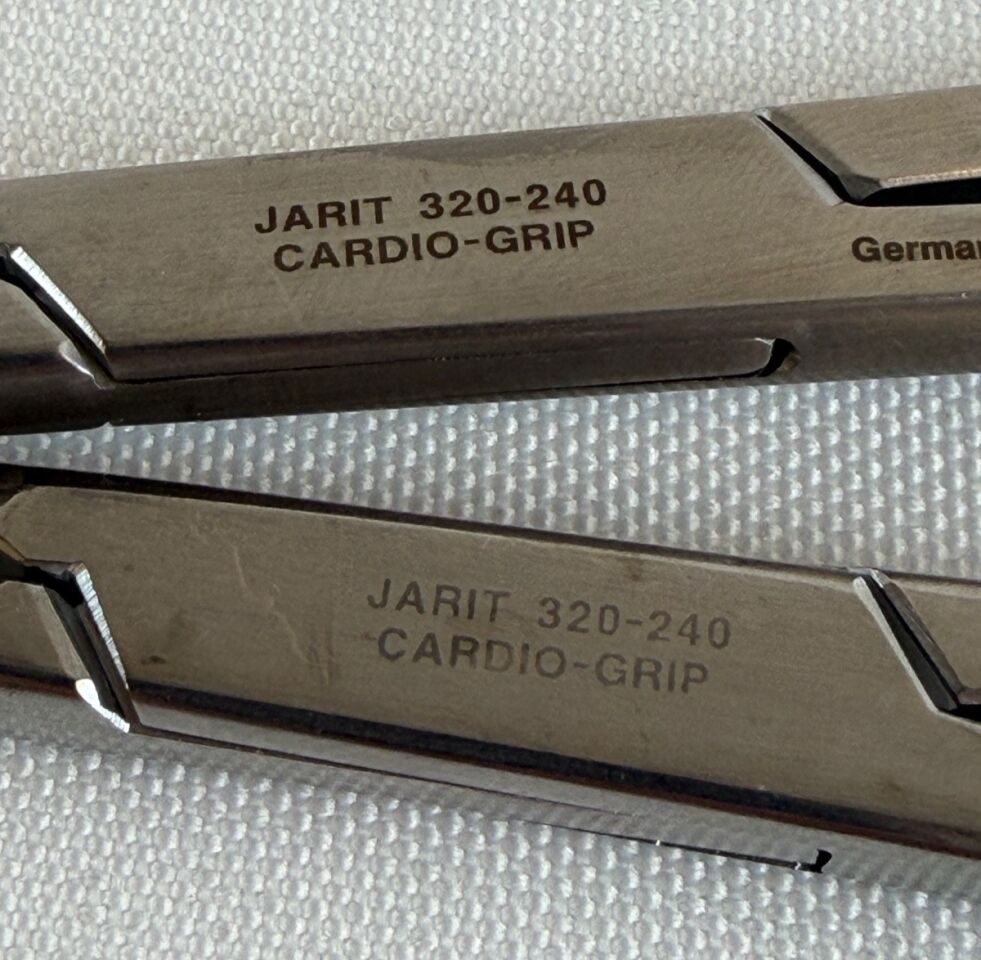 JARIT 320-240 Glover Coarctation Clamp 1x2 Teeth 10.2" CVOR — photo 2