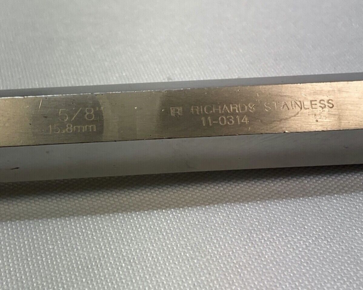 RICHARDS 11-1412 11-0314 14mm Curette & 5/8" Osteotome Chisel — photo 2