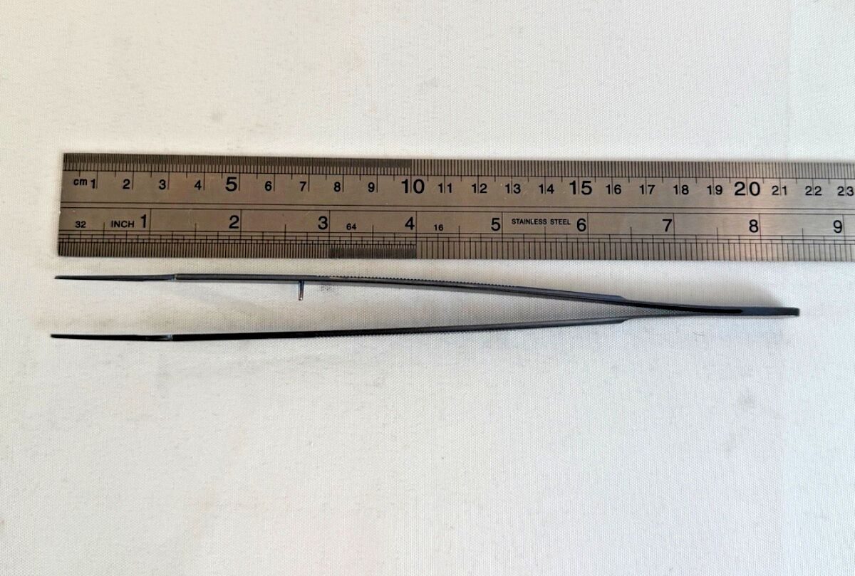 V. MUELLER CH03742 Delicate Touch 1mm Titanium Gerald Debakey Forceps 8" Neuro — photo 6