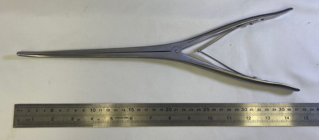 API 67-54-36E LaRoe Tissue Spreader Plastic Surgery Forcep 15" Smooth 20cm Jaw — photo 9